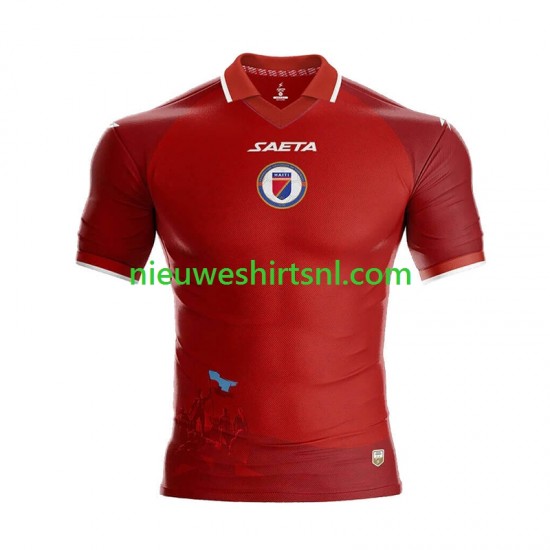 Heren Shirt met Bedrukking Haiti Derde WK 2026 Korte Mouw