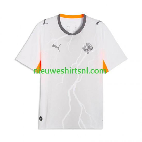 IJsland Heren Shirt met Bedrukking Uit 2026 Korte Mouw