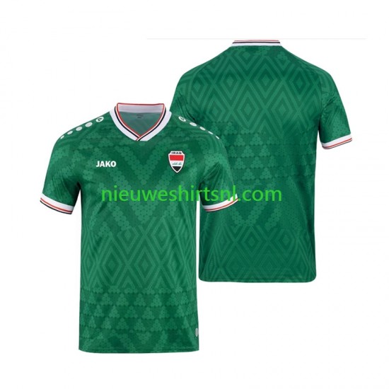 Irak Heren Shirt met Bedrukking Thuis WK 2026 Korte Mouw