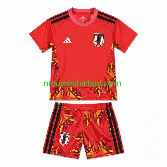 Japan Kind Shirt met Bedrukking Doelman Thuis WK 2026 Korte Mouw