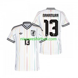 Japan Heren Shirt met Bedrukking Keito Nakamura 13 Uit WK 2026 Korte Mouw Japan Heren Shirt met Bedrukking Keito Nakamura 13 Uit WK 2026 Korte Mouw
