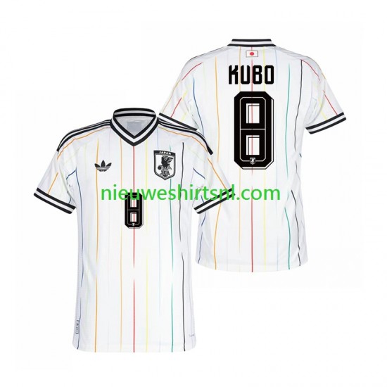 Japan Heren Shirt met Bedrukking Kubo 8 Uit WK 2026 Korte Mouw