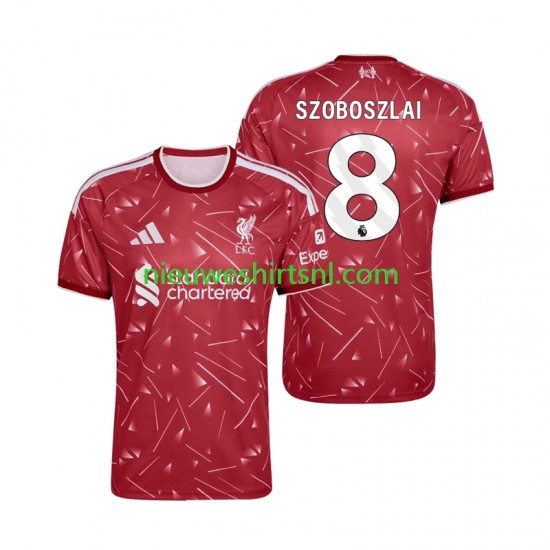 Liverpool Heren Shirt met Bedrukking Dominik Szoboszlai 8 Thuis 2026-2027 Korte Mouw