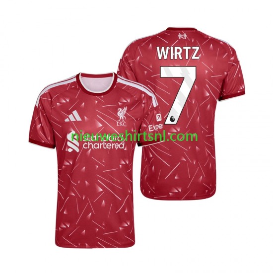 Liverpool Heren Shirt met Bedrukking Florian Wirtz 7 Thuis 2026-2027 Korte Mouw