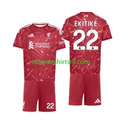 Liverpool Kind Shirt met Bedrukking Hugo Ekitike 22 Thuis 2026-2027 Korte Mouw Liverpool Kind Shirt met Bedrukking Hugo Ekitike 22 Thuis 2026-2027 Korte Mouw