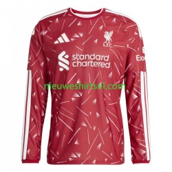 Liverpool Heren Shirt met Bedrukking Thuis 2026-2027 Lange Mouw