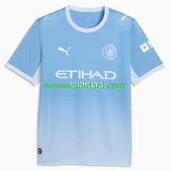 Manchester City Heren Shirt met Bedrukking Thuis 2026-2027 Korte Mouw