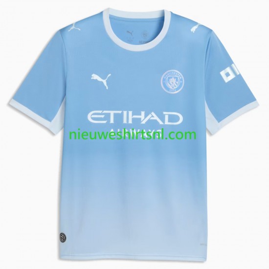 Manchester City Heren Shirt met Bedrukking Thuis 2026-2027 Korte Mouw