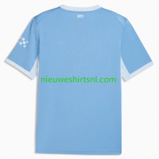 Manchester City Heren Shirt met Bedrukking Thuis 2026-2027 Korte Mouw