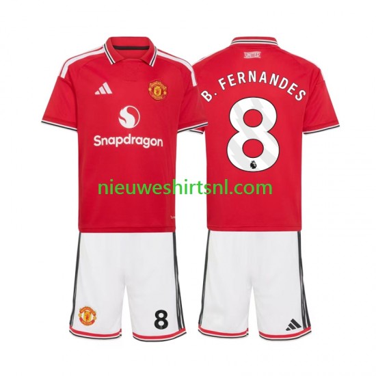Manchester United Kind Shirt met Bedrukking Bruno Fernandes 8 Thuis 2026-2027 Korte Mouw