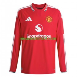 Manchester United Heren Shirt met Bedrukking Thuis 2026-2027 Lange Mouw Manchester United Heren Shirt met Bedrukking Thuis 2026-2027 Lange Mouw