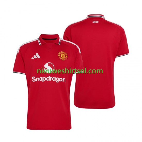 Manchester United Heren Shirt met Bedrukking Thuis 2026-2027 Korte Mouw