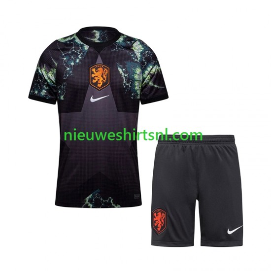 Nederland Kind Shirt met Bedrukking Doelman Uit WK 2026 Korte Mouw