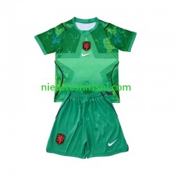 Nederland Kind Shirt met Bedrukking Doelman Derde WK 2026 Korte Mouw
