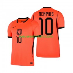 Nederland Heren Shirt met Bedrukking Memphis Depay 10 Thuis WK 2026 Korte Mouw