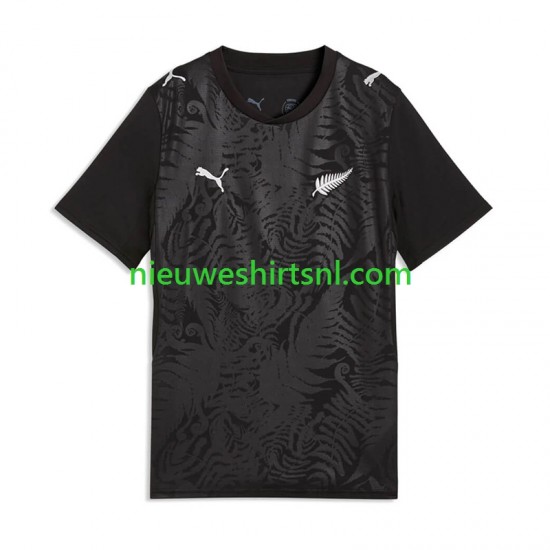 Nieuw-Zeeland Heren Shirt met Bedrukking Uit 2026 Korte Mouw