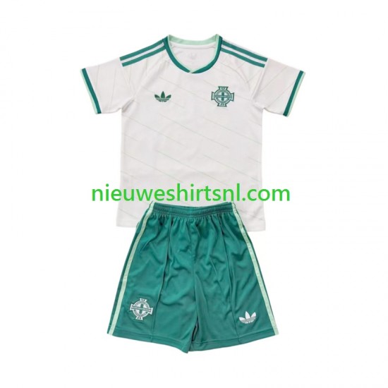Noord-Ierland Kind Shirt met Bedrukking Uit 2026 Korte Mouw