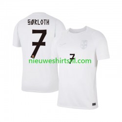 Noorwegen Heren Shirt met Bedrukking Alexander Sorloth 7 Derde WK 2026 Korte Mouw Noorwegen Heren Shirt met Bedrukking Alexander Sorloth 7 Derde WK 2026 Korte Mouw