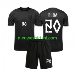 Noorwegen Kind Shirt met Bedrukking Antonio NUSA 20 Uit WK 2026 Korte Mouw Noorwegen Kind Shirt met Bedrukking Antonio NUSA 20 Uit WK 2026 Korte Mouw