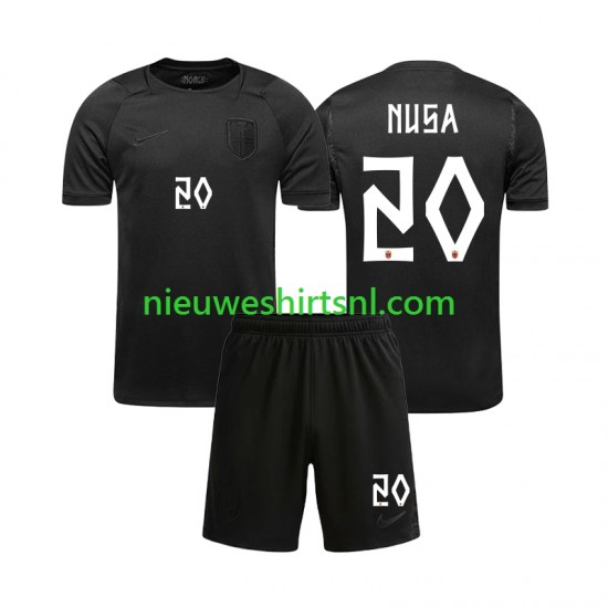 Noorwegen Kind Shirt met Bedrukking Antonio NUSA 20 Uit WK 2026 Korte Mouw