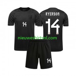 Noorwegen Kind Shirt met Bedrukking Julian Ryerson 14 Uit WK 2026 Korte Mouw Noorwegen Kind Shirt met Bedrukking Julian Ryerson 14 Uit WK 2026 Korte Mouw