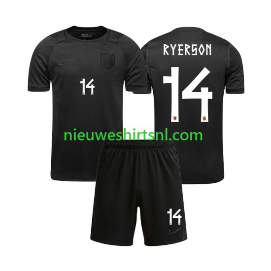 Noorwegen Kind Shirt met Bedrukking Julian Ryerson 14 Uit WK 2026 Korte Mouw