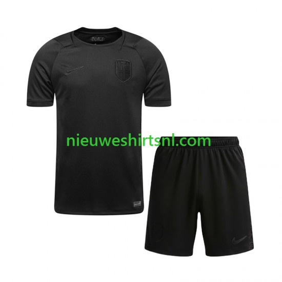 Noorwegen Kind Shirt met Bedrukking Uit WK 2026 Korte Mouw