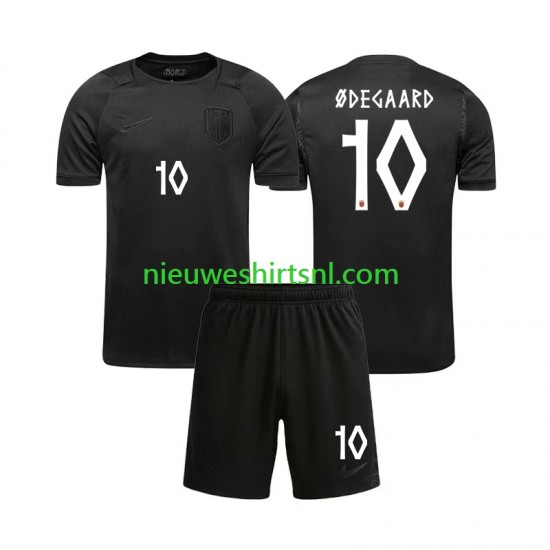 Noorwegen Kind Shirt met Bedrukking Martin Odegaard 10 Uit WK 2026 Korte Mouw