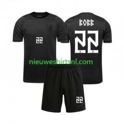 Noorwegen Kind Shirt met Bedrukking Oscar Bobb 22 Uit WK 2026 Korte Mouw Noorwegen Kind Shirt met Bedrukking Oscar Bobb 22 Uit WK 2026 Korte Mouw