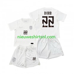 Noorwegen Kind Shirt met Bedrukking Oscar Bobb 22 Derde WK 2026 Korte Mouw Noorwegen Kind Shirt met Bedrukking Oscar Bobb 22 Derde WK 2026 Korte Mouw