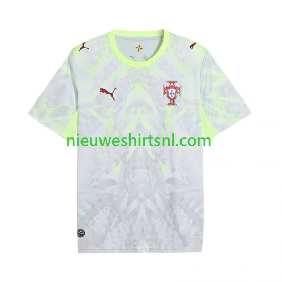 Portugal Heren Shirt met Bedrukking Doelman Uit WK 2026 Korte Mouw