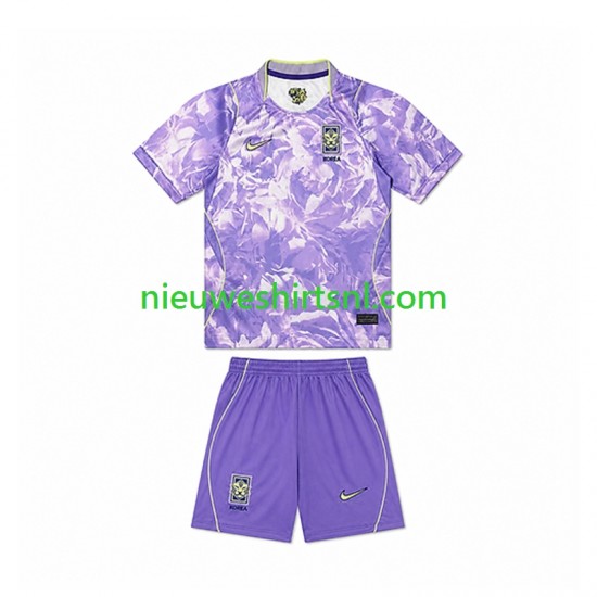 Zuid-Korea Kind Shirt met Bedrukking Uit WK 2026 Korte Mouw