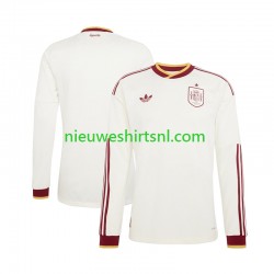Spanje Heren Shirt met Bedrukking Uit WK 2026 Lange Mouw Spanje Heren Shirt met Bedrukking Uit WK 2026 Lange Mouw