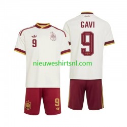 Spanje Kind Shirt met Bedrukking Gavi 9 Uit WK 2026 Korte Mouw Spanje Kind Shirt met Bedrukking Gavi 9 Uit WK 2026 Korte Mouw