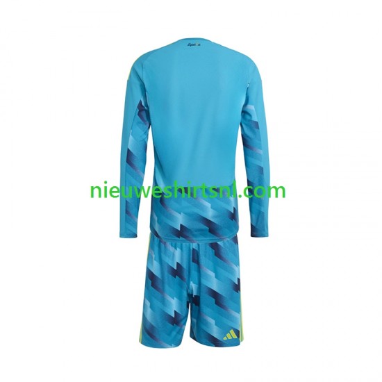 Spanje Kind Shirt met Bedrukking Doelman Thuis WK 2026 Lange Mouw