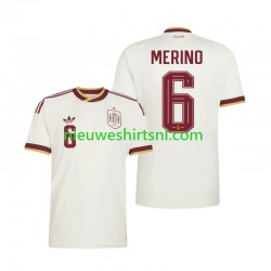 Spanje Heren Shirt met Bedrukking Mikel Merino 6 Uit WK 2026 Korte Mouw Spanje Heren Shirt met Bedrukking Mikel Merino 6 Uit WK 2026 Korte Mouw