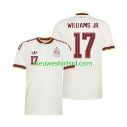 Spanje Heren Shirt met Bedrukking Nico Williams 17 Uit WK 2026 Korte Mouw Spanje Heren Shirt met Bedrukking Nico Williams 17 Uit WK 2026 Korte Mouw