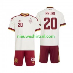 Spanje Kind Shirt met Bedrukking Pedri 20 Uit WK 2026 Korte Mouw Spanje Kind Shirt met Bedrukking Pedri 20 Uit WK 2026 Korte Mouw