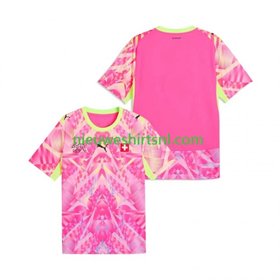 Zwitserland Heren Shirt met Bedrukking Doelman Uit WK 2026 Korte Mouw