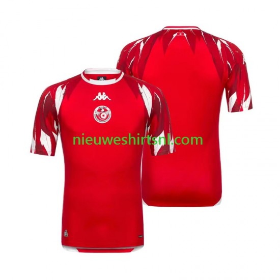 Tunesië Heren Shirt met Bedrukking Uit WK 2026 Korte Mouw