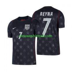 USA Heren Shirt met Bedrukking Giovanni Reyna 7 Uit WK 2026 Korte Mouw