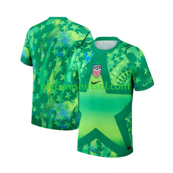 USA Heren Shirt met Bedrukking Doelman Thuis WK 2026 Korte Mouw