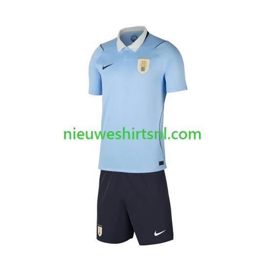 Uruguay Kind Shirt met Bedrukking Thuis WK 2026 Korte Mouw