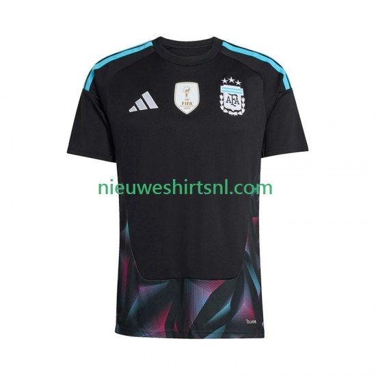 Argentinië Heren Shirt met Bedrukking Doelman Thuis WK 2026 Korte Mouw
