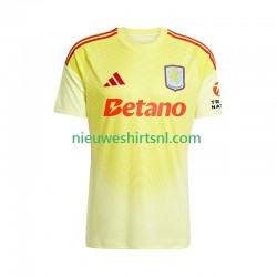 Aston Villa Heren Shirt met Bedrukking Doelman Uit 2025-2026 Korte Mouw