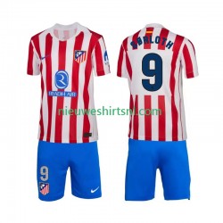 Atlético Madrid Kind Shirt met Bedrukking Alexander Sorloth 9 Thuis 2025-2026 Korte Mouw