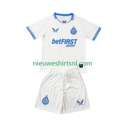 Club Brugge Kind Shirt met Bedrukking Uit 2025-2026 Korte Mouw