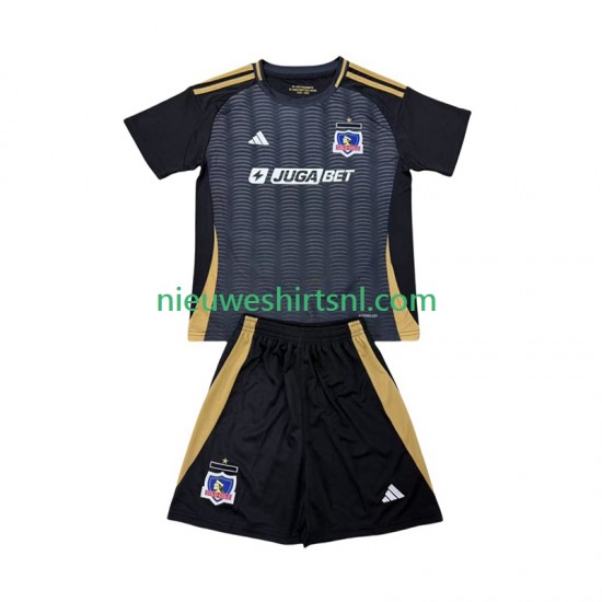 Colo-Colo Kind Shirt met Bedrukking Uit 2025-2026 Korte Mouw