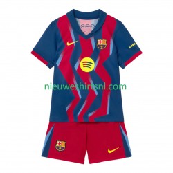 FC Barcelona Kind Shirt met Bedrukking Vierde 2025-2026 Korte Mouw