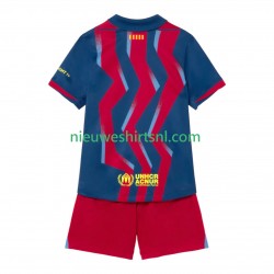 FC Barcelona Kind Shirt met Bedrukking Vierde 2025-2026 Korte Mouw